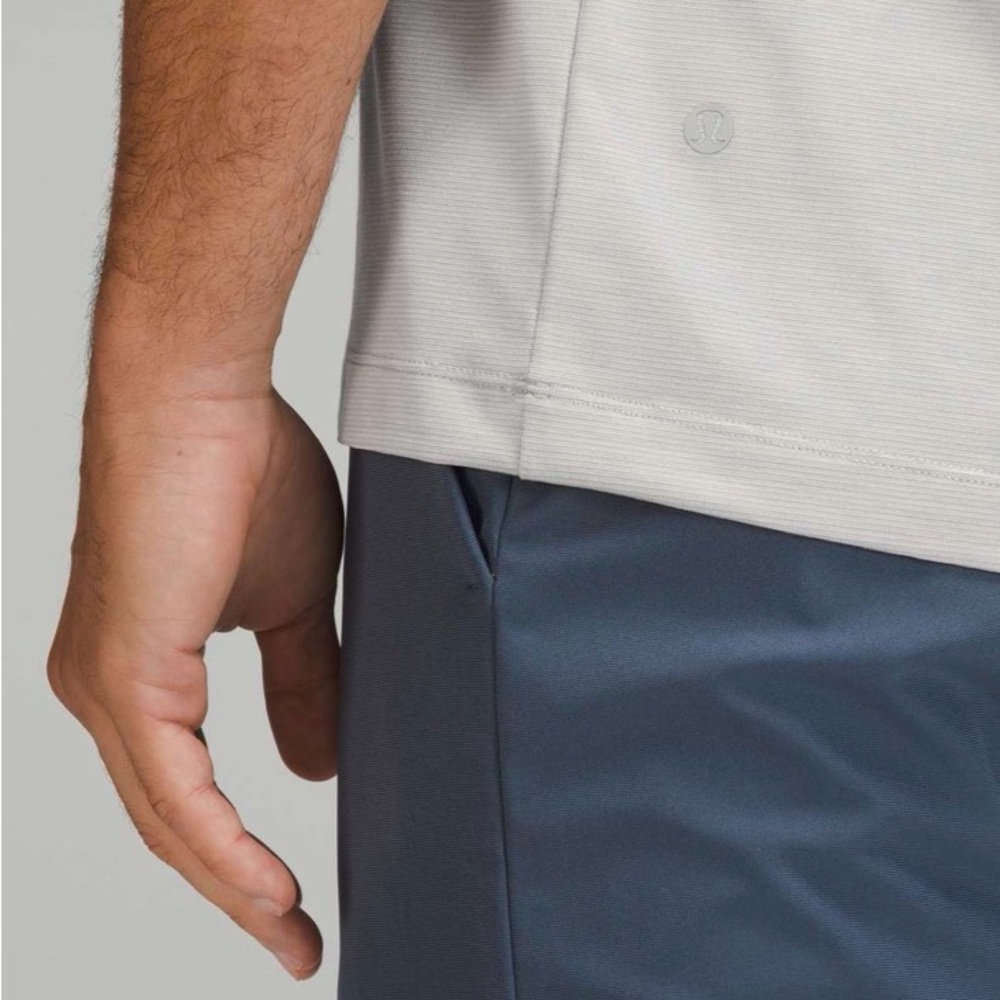 lululemon athletica Light Gray Evolution Polo Shi… - image 4